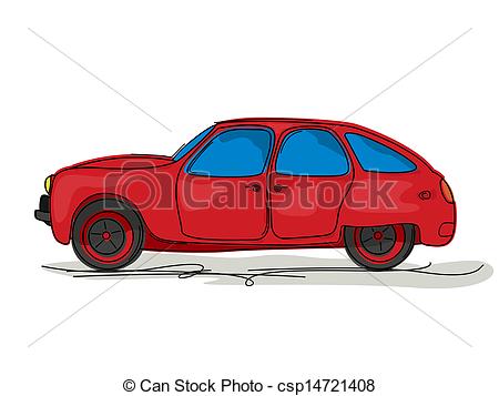 450x357 sport car cartoon cartoon style drawing of a red sport car