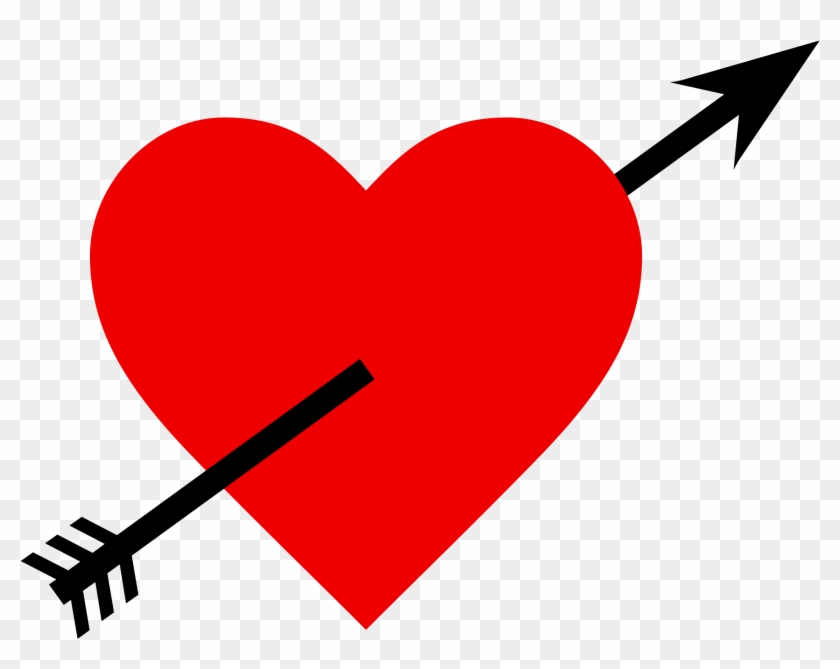 840x669 Heart And Arrow Png Image