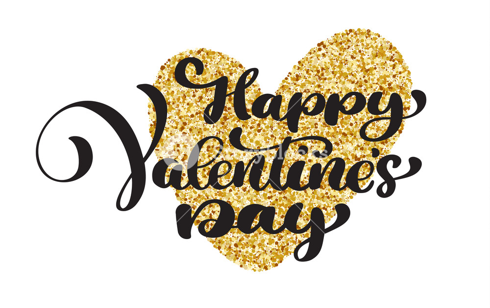 1000x630 Happy Valentines Day Hand Drawing Vector Lettering Design