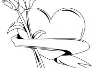 200x140 Heart And Key Coloring Pages Printable Coloring