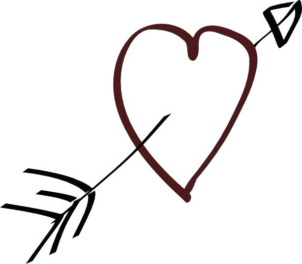594x519 valentine heart drawing valentine heart arrow clip art valentine