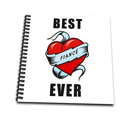 425x386 Rose Best Fiance Ever Tattoo Heart Design