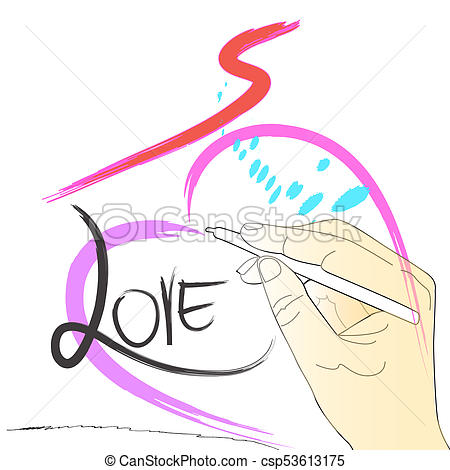 450x470 Drawing Painting Brush Heart Love Speed