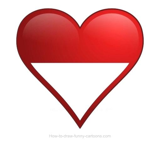 510x461 How To Draw Hearts Drawing A Heart With Wings