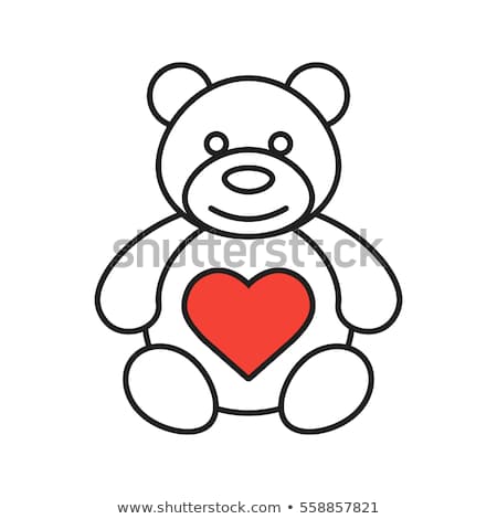 450x470 Huge Collection Of 'bear With Heart Drawing' Download More Than