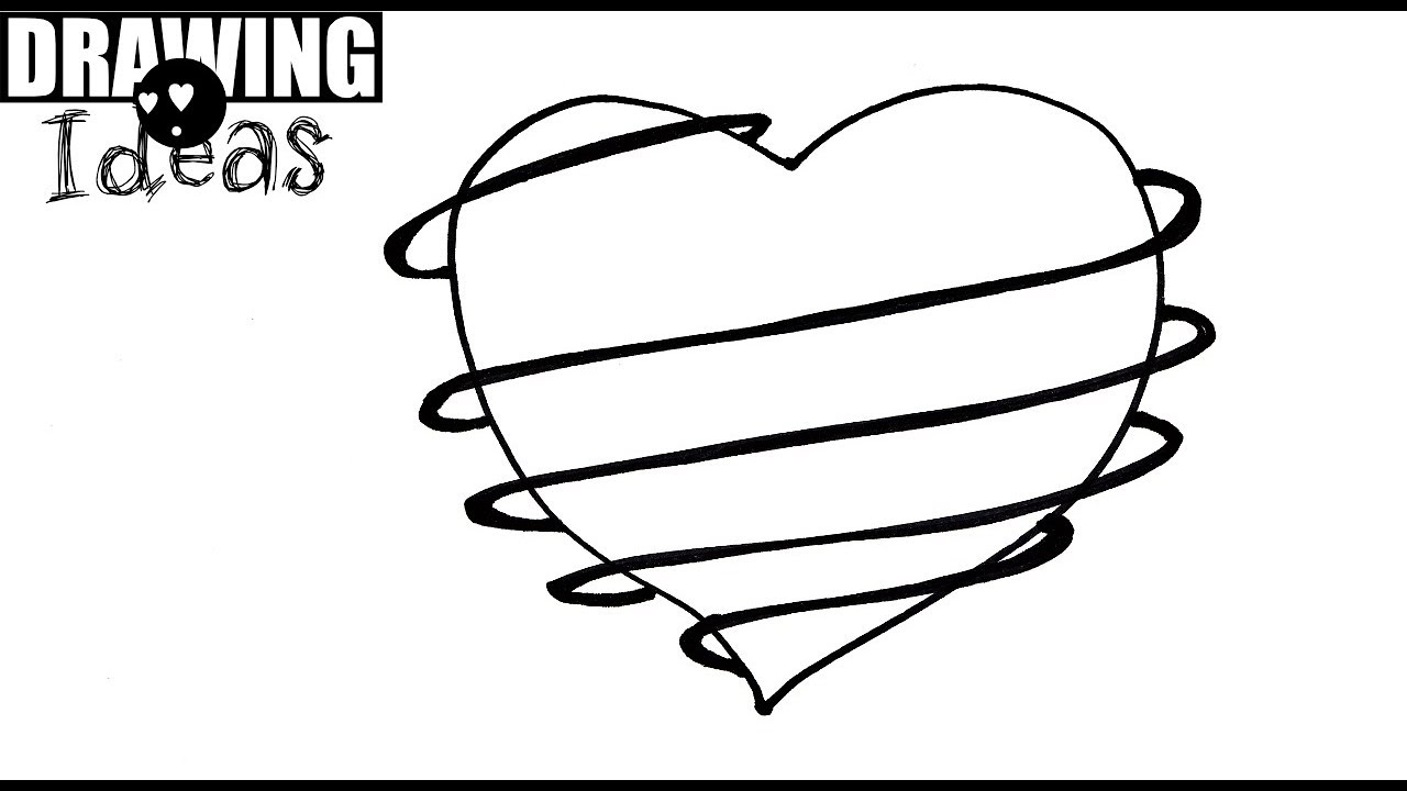 1280x720 Drawing Ideas How To Draw A Heart !