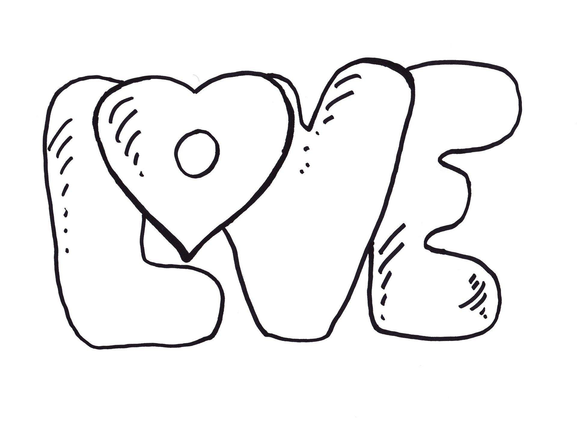 1920x1459 Heart Coloring Pages How To Draw Fill Full Mini Nice Love