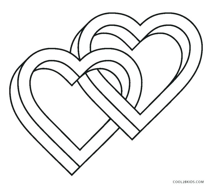 678x600 Free Printable Heart Coloring Pages For Kids Draw So Cute Adults
