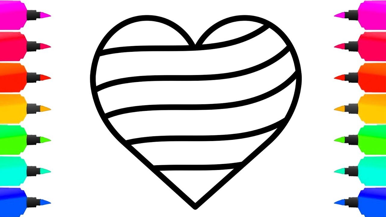 Unique Draw A Heart In Sketch with simple drawing