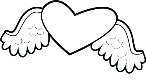 500x274 Coloring Pages Of Hearts On Fire Detail With Flames Playanamehelp