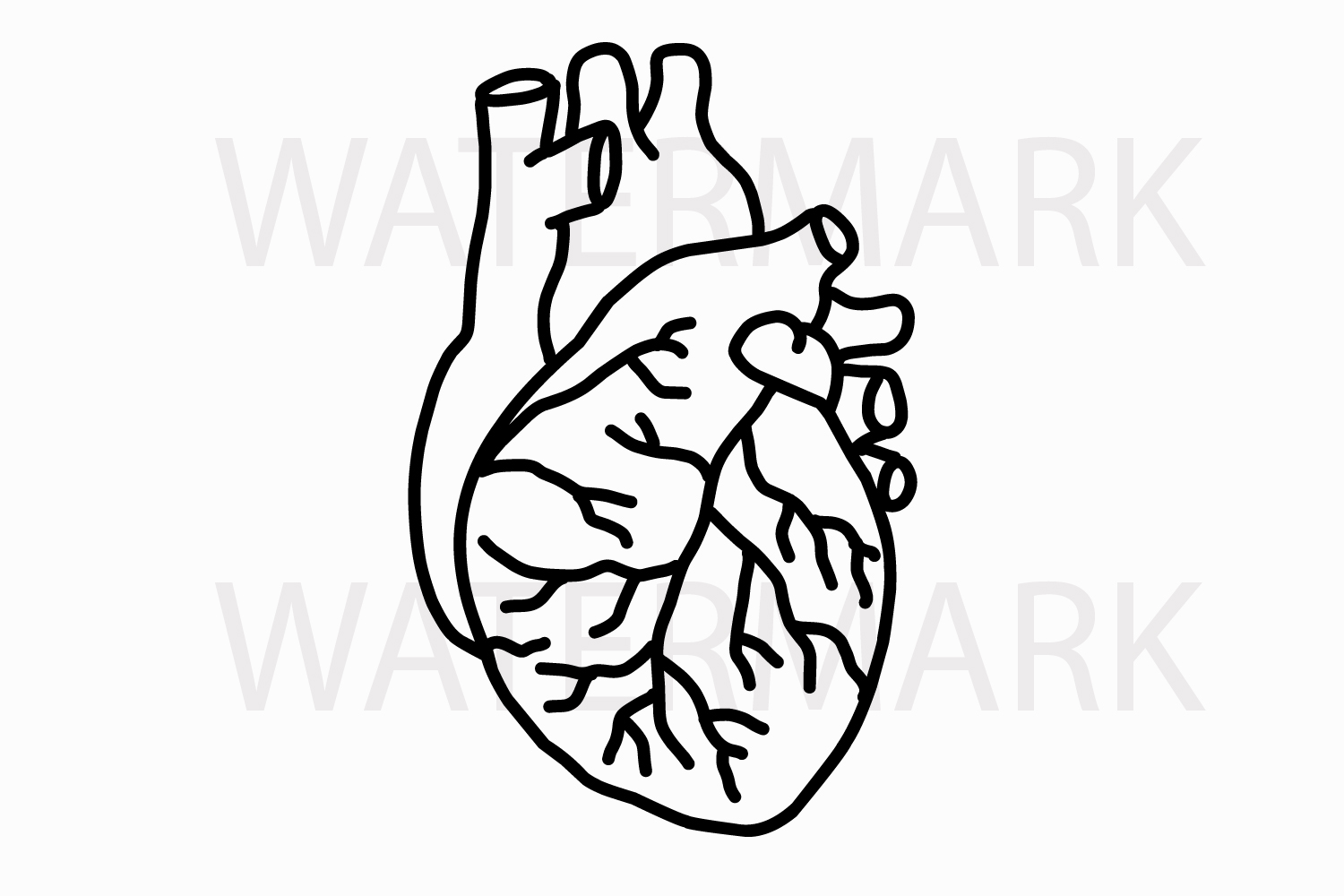 1500x1000 Heart Outline