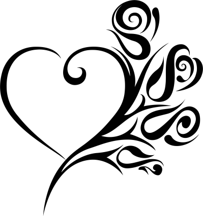 399x426 Download Free Png Heart Drawing Png