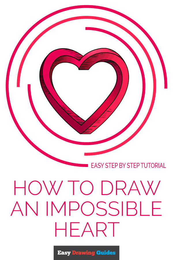 600x900 How To Draw Impossible Heart Share To How To Draw