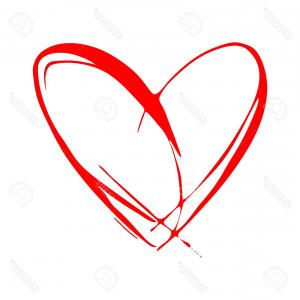 300x300 Hand Drawn Heart Vector Calligraphy Sohadacouri