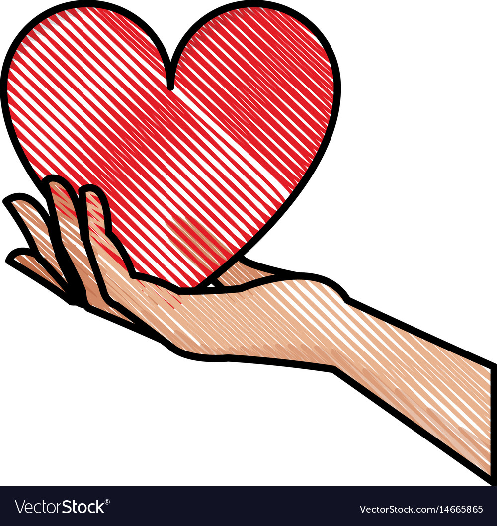 1000x1058 How To Draw A Hand Holding A Heart Drawing Hand Holding Heart