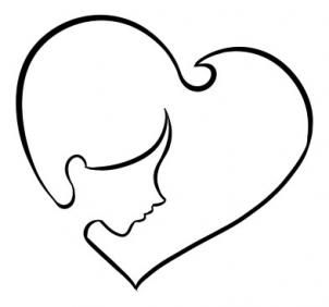 302x282 Heart Drawings Easy