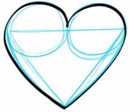 258x223 How To Draw A Heart