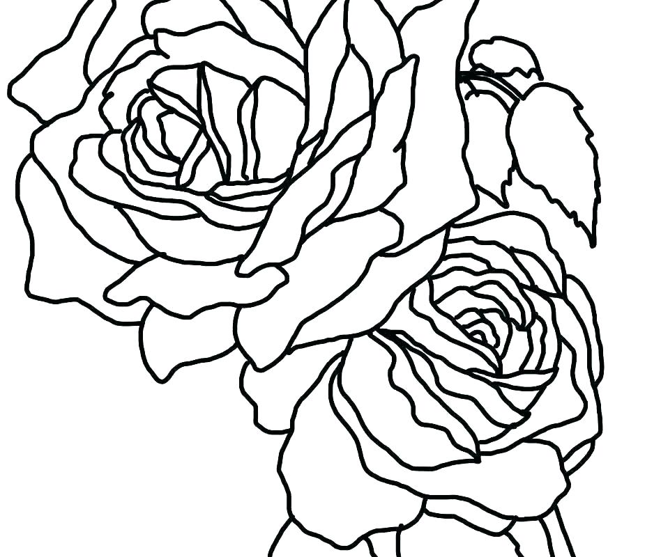 948x800 Drawing Roses And Hearts Heart Drawings With Banner And Roses