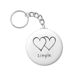 307x307 Draw A Heart Key Rings Keychains Zazzle Uk
