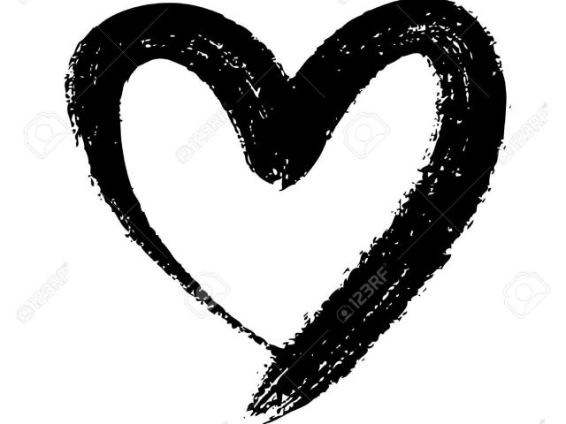 640x480 Drawn Key Heart Drawing