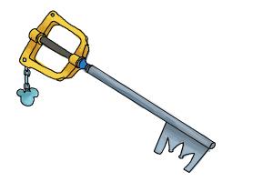 300x200 Drawn Key Heart Drawing