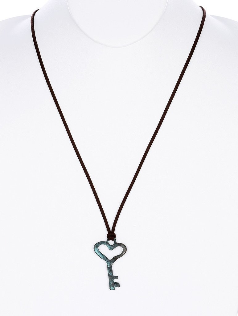772x1024 Heart Key Necklace Rural Roots Scarf Accessory Boutique