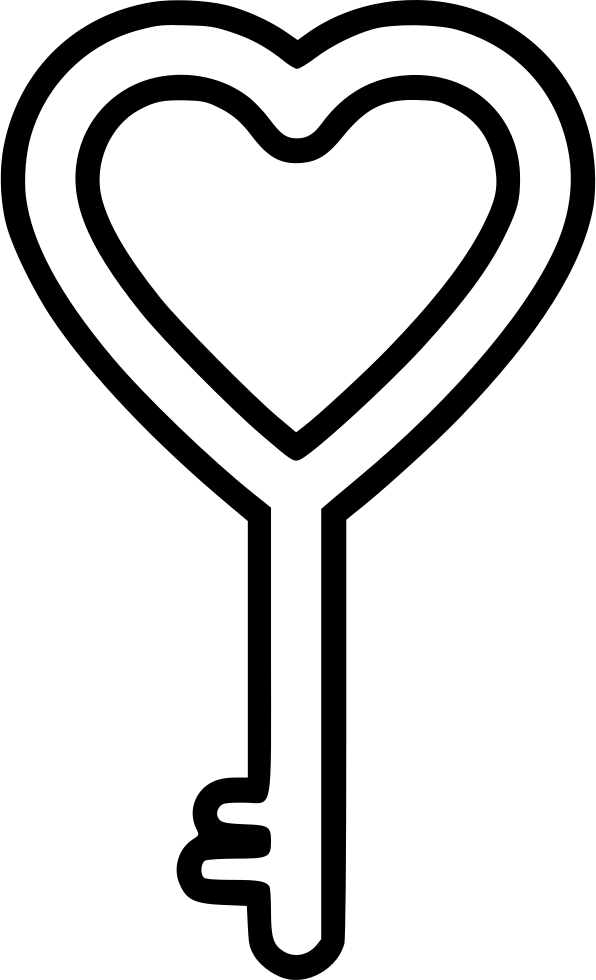 596x980 Heart Key Png Icon Free Download