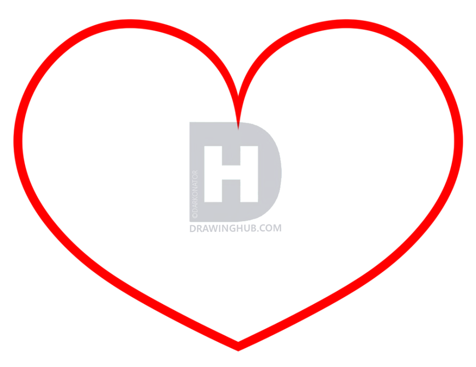 933x720 Heart Lock Drawing Lesson, Step