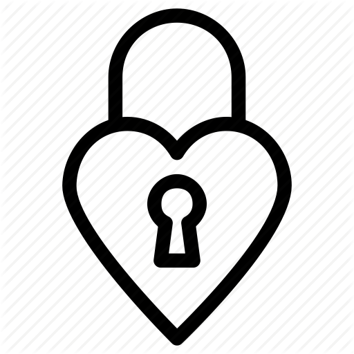512x512 Collection Of Free Lock Drawing Locked Heart Download On Ui Ex