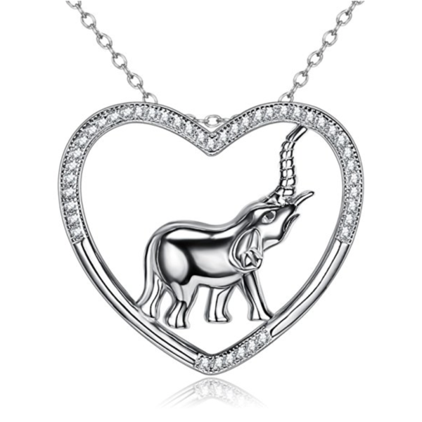 600x600 Lucky Elephant Heart Necklace Bobbie Jo's One Stop Shop