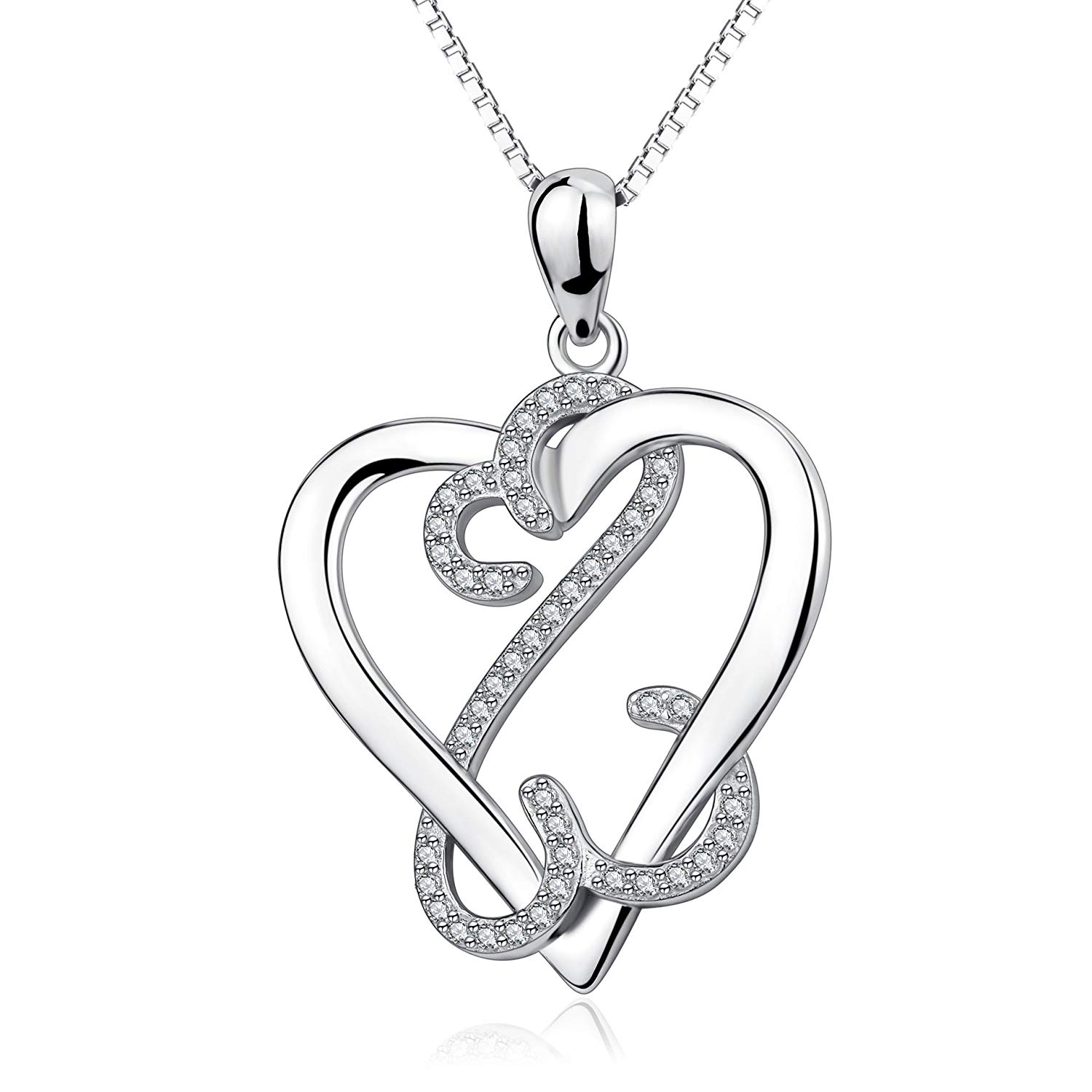 1500x1500 yfn sterling silver infinite eternal love heart