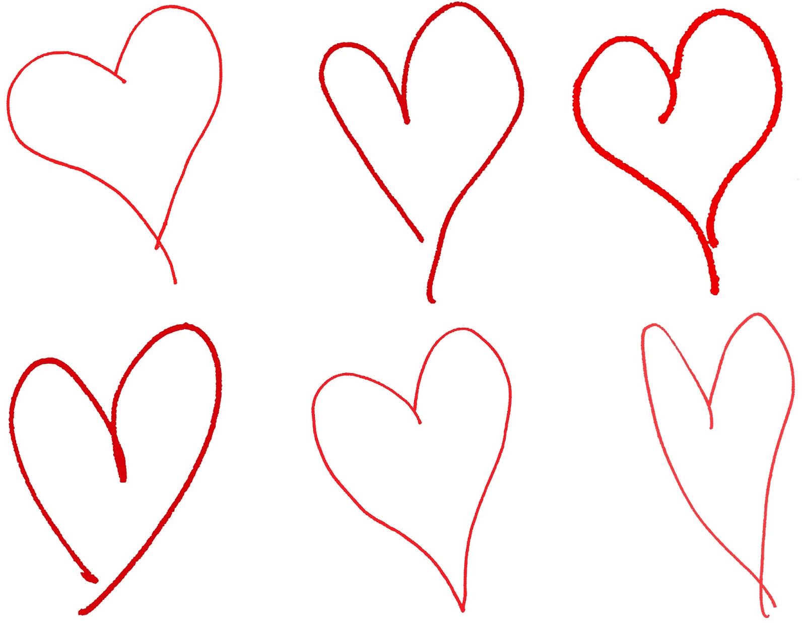 1600x1237 Digital Stamp Design Hand Drawing Hearts Royalty Free Valentine