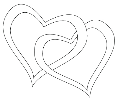400x350 Huge Collection Of 'love Heart Line Drawing' Download More Than