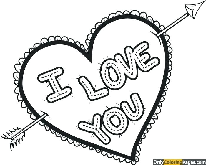 700x560 Drawing Of I Love You On A Heart Pencil Drawing Love Heart