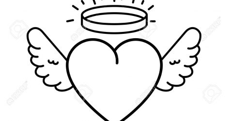 471x250 Heart Drawings For Valentines Day To Color With Roses Real Cute