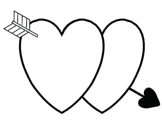 564x451 Heart Shaped Coloring Pages Free Heart Coloring Pages Heart