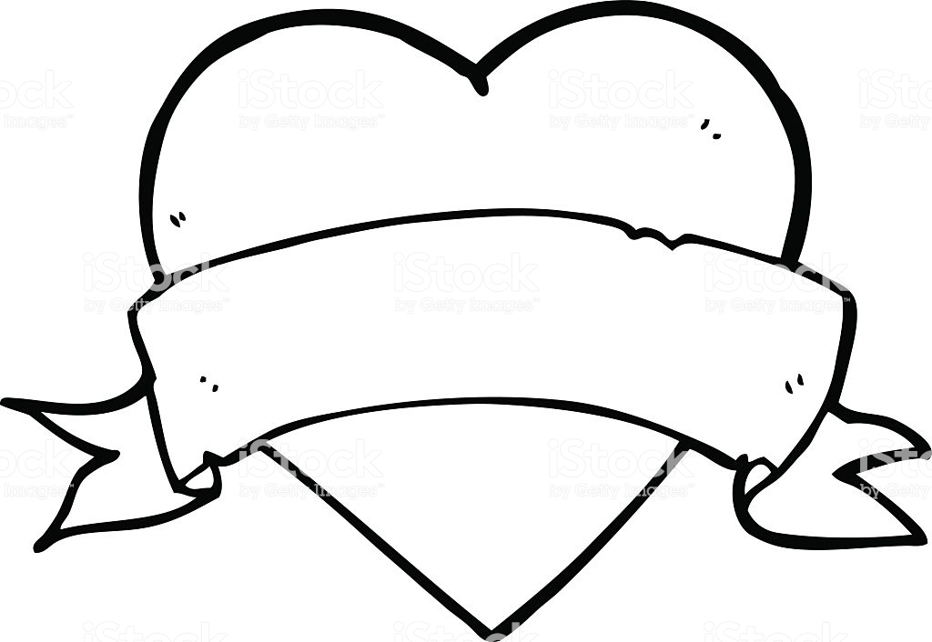 1024x706 Huge Collection Of 'heart Shape Line Drawing' Download More Than