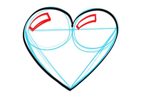 550x384 Drawing The Perfect Heart Shape Art Journaling And Painting