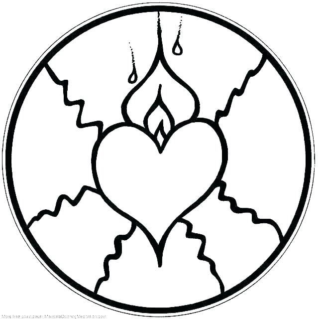 639x640 Heart Shaped Coloring Pages Heart Shape Coloring