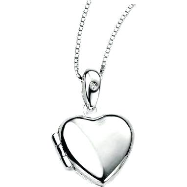 382x382 Heart Shaped Diamonds Diamond Pendant White Gold Side Wholesale