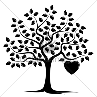 Heart Tree Drawing | Free download on ClipArtMag