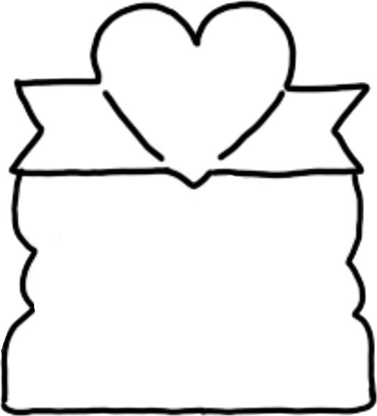 542x598 Heart Banner Plaque Immacookiebaker