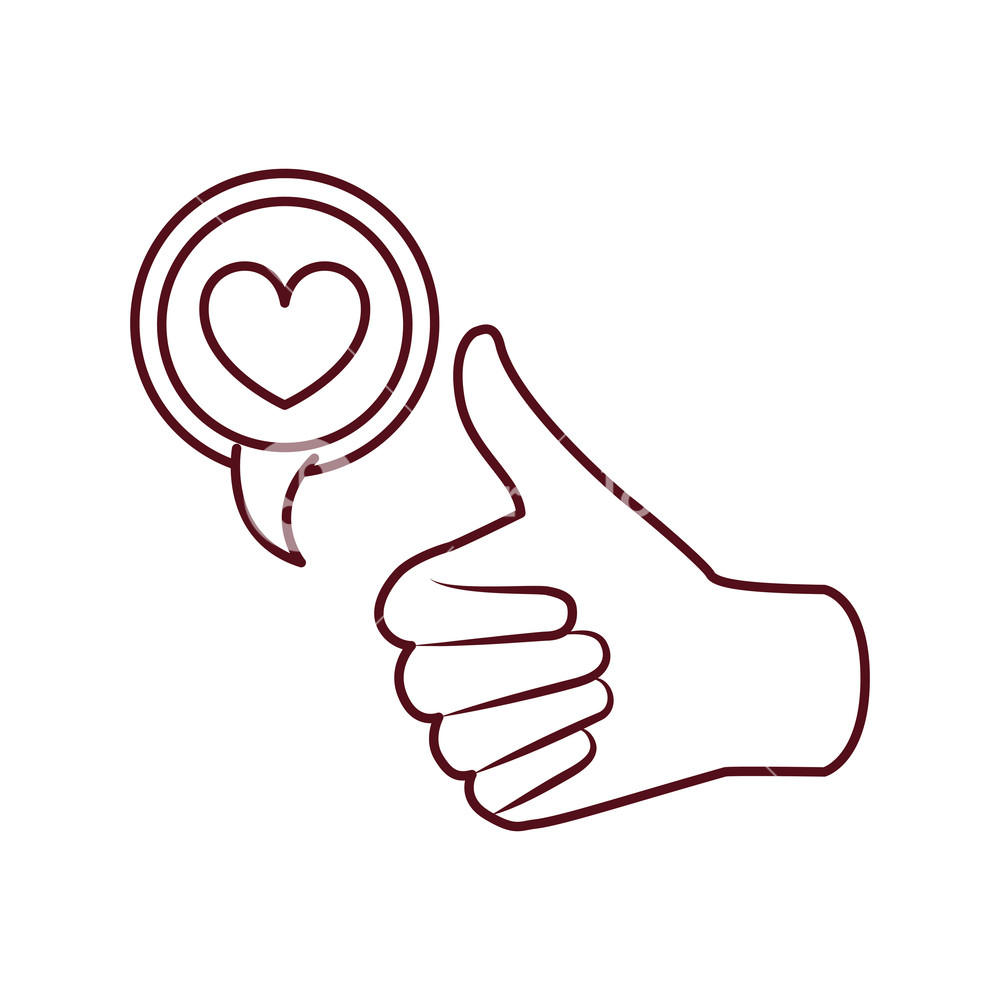 1000x1000 approval hands with heart isolated icon vector illustration design