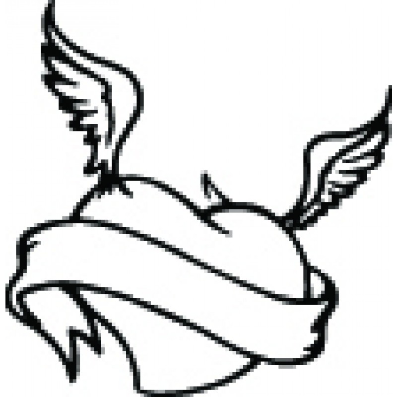 800x800 Heart And Ribbon