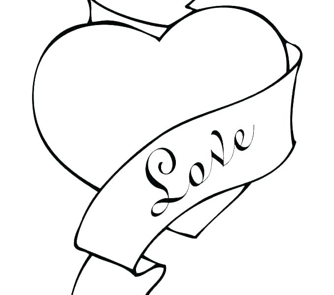 678x600 Heart And Rose Coloring Pages Colouring Pages Of Hearts And Roses