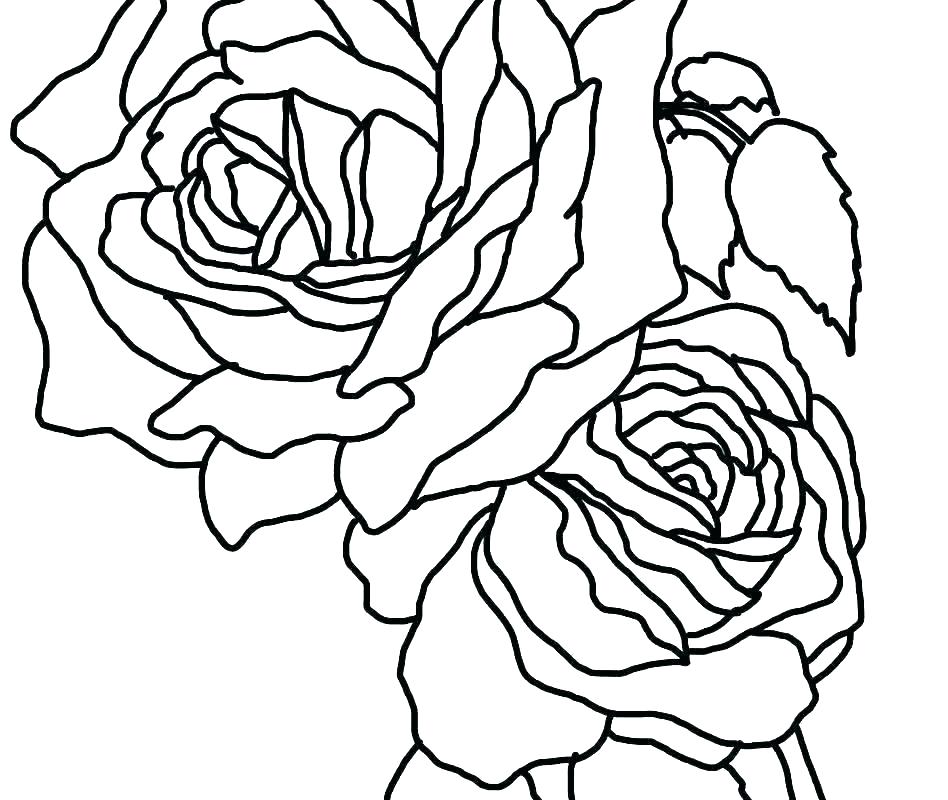 948x800 Rose Coloring Pages Coloring Pictures Of Hearts And Roses Coloring