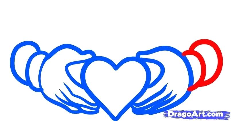 806x424 Drawing Of A Hand Holding A Heart How To Draw A Ring Ring Tattoo