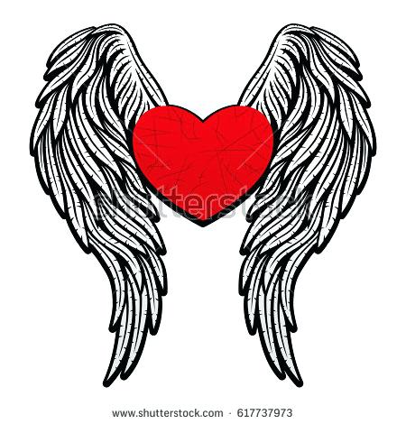 450x470 Heart Wings With Sword Logo Crazywind