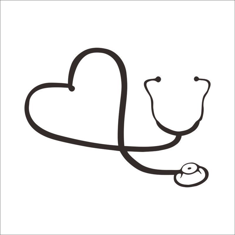 800x800 Stethoscope Drawing Heartbeat For Free Download