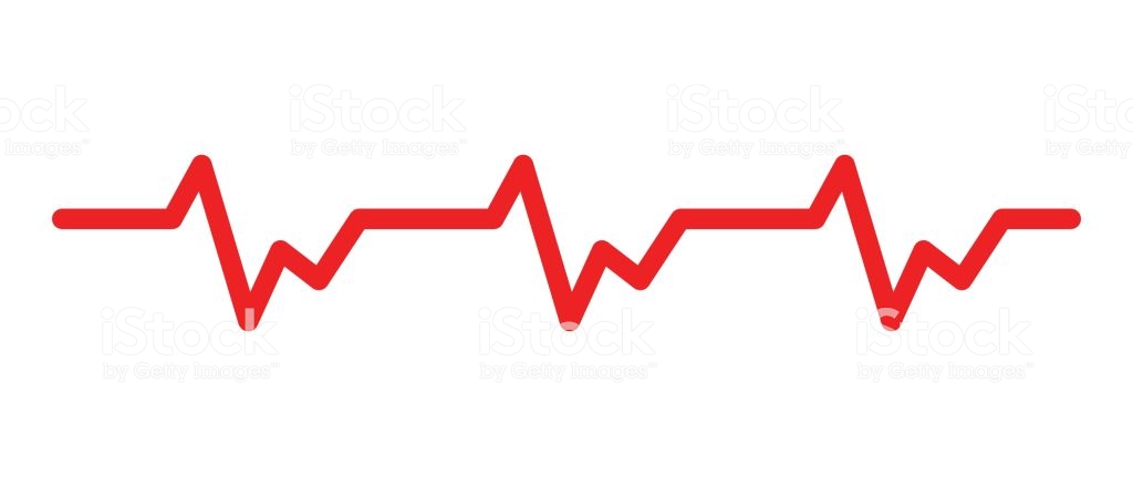 1024x439 Heart Rhythm Line Clipart